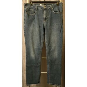 Unionbay UB Tech Mens Flex Denim Jeans Straight Fit Blue Tag 36x32 Measure 36x30